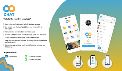 Chat: Talk to world at one place chatting app mobile app