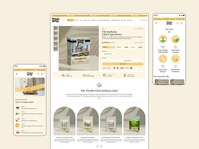 Product Page Design - Maison De Jarin tea brand storytelling e commerce design mobile friendly product page online tea store product images product layout design product page design responsive web design seamless shopping experience tea brand website tea packaging design tea product design user experience design web design for teas