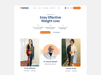 Medical Landing Page Concept b2c beauty care clean comparison doctor healthcare illustration landing page medical modern simple