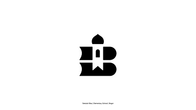 Sekolah Bisa | Elementary School Logo academy b brand kids letterb logo mosque school university