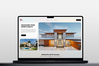 Home Equity Solution - Modern Real Estate Landing Page Design creativeportfolio creativeui figma landingpage moderndesign realestatedesign ui uiux visualdesign web design webexperience