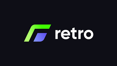 Retro - Logo Design Concept apps icon blockchain logo brand identity branding creative logo crypto currency defi logo fintech logo graphic design logo logo design logo designer logo trends logotype marketing modern logo sass logo tech logo technology logo web design