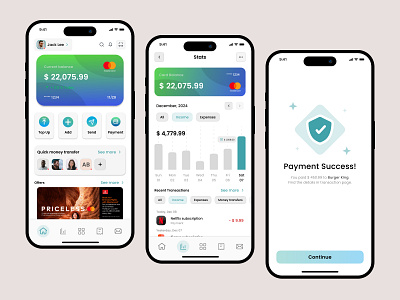 Mobile Banking App Design Idea app design banking app branding design figma figma design illustration logo mobile banking ui ui design ui ux design