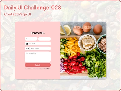 Challenge #028 - Contact Page UI | Daily UI contactpage dailyui dailyuichallenge design designinspiration dribbble formdesign interactiondesign interface ui uidesign uidesigner uiux userexperience userinterface ux uxdesign visualdesign webdesign webui