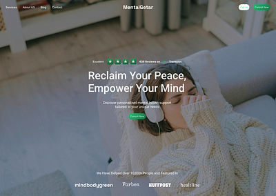 𝐌𝐞𝐧𝐭𝐚𝐥𝐆𝐞𝐭𝐚𝐫 Hero Section Copy 𝐔𝐈 𝐃𝐞𝐬𝐢𝐠𝐧 branding empoweryourmind mentalhealthsupport ui uiuxdesign