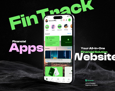 FinTrack | Fintech 3d app redesign banking app banking website blockchain branding case study cryptocurrency finance fintech fintech app graphic design logo mobiile application mobile app motion graphics product design ui uiux web design