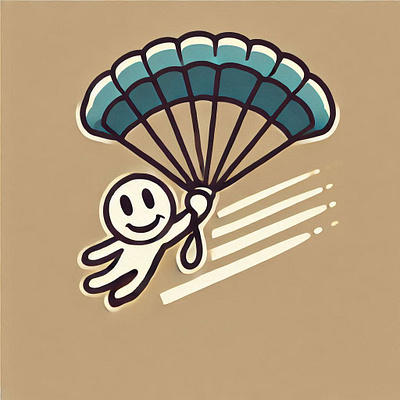 Parachute Artwork artwork graphic design illustration