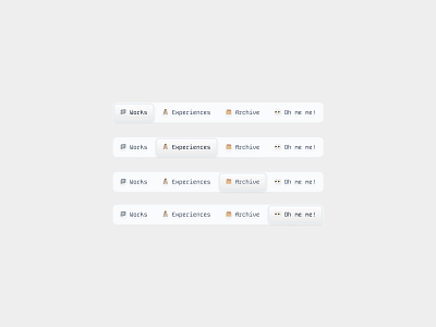 Fancy Segment Control component controller navigation segment control ui