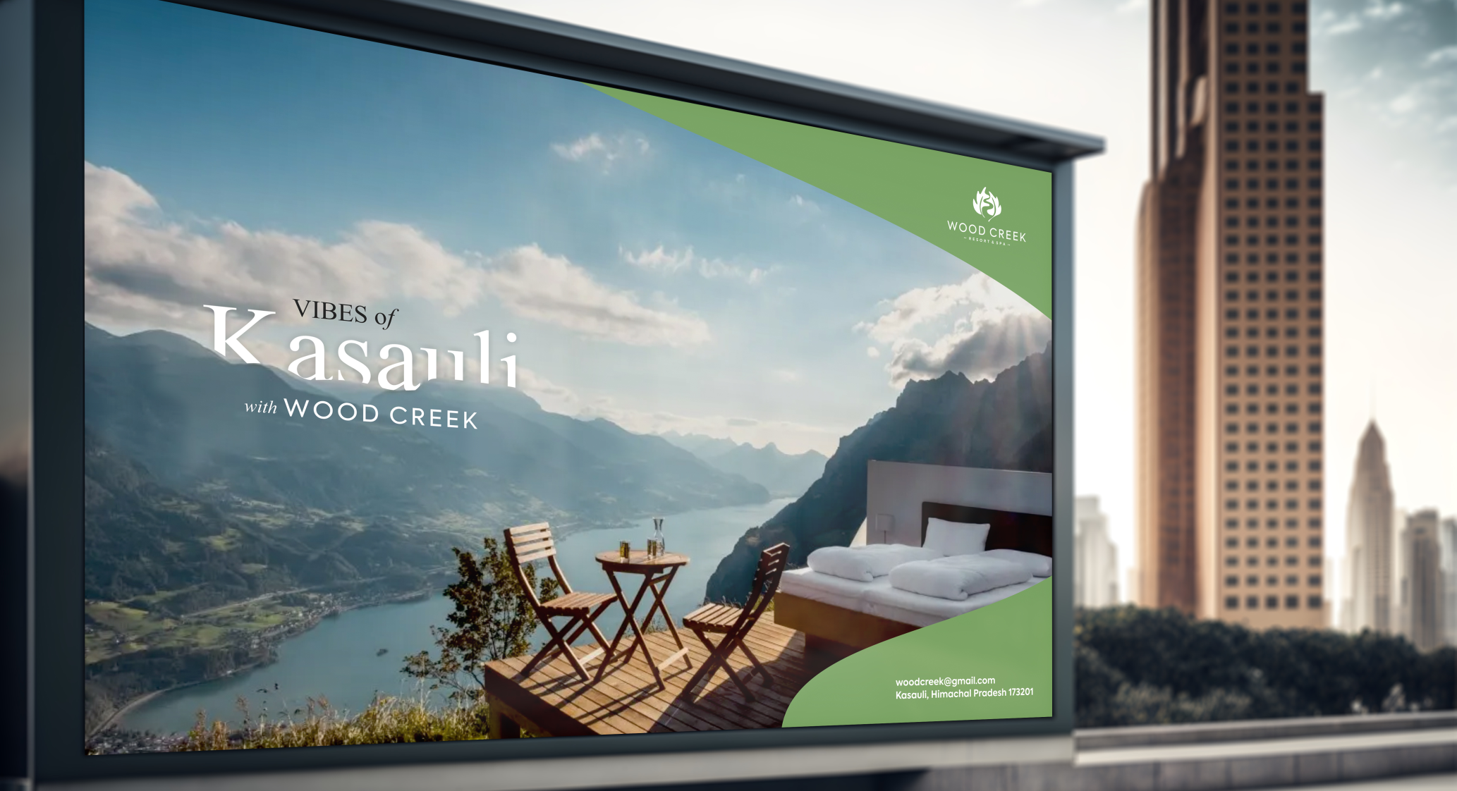 Wood Creek - Hotel Branding animation brand branding design graphic design illustration instagram linkedin logo motion graphics typography ui ux vector