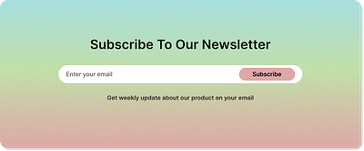 Daily UI Day 26 - Prompt: Subscribe ui