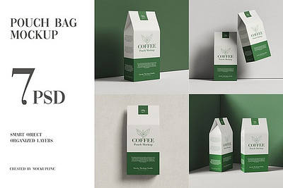 Pouch Bag Mockup Set branding mockup coffee branding mockup coffee packaging coffee pouch mockup package mockup packaging mockup pouch pouch bag mockup pouch bag mockup set pouch mockup product mockup stand up pouch standing pouch mockup