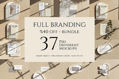 Bundle - Full Branding Mockup a4 mockup a5 mockup a6 card mockup branding design branding mockup bundle full branding mockup bundle set business card mockup day light mockup full branding invitation card mockup mockup photo mockup sale mockup square card mockup square paper mockup wedding card mockup