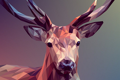 The Deer Art graphic design