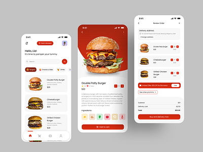 Food Delivery App fooddelivery fooddeliveryapp fooddeliverymobiledesign foofdeliveryappdesign mobiledesign mobiledesignui mobileuidesign ui uidesign