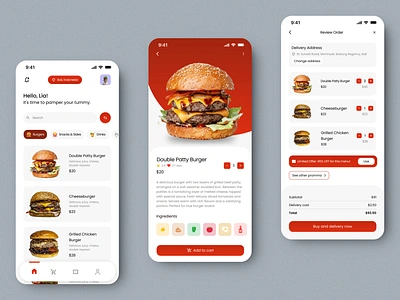 Food Delivery App fooddelivery fooddeliveryapp fooddeliverymobiledesign foofdeliveryappdesign mobiledesign mobiledesignui mobileuidesign ui uidesign