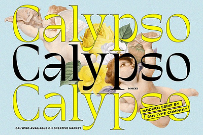 TAN - CALYPSO classic classic font contemporary serif display serif display type elegant font retro serif tan calypso