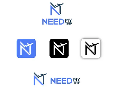 Need My Trip adobe illustrator branding contest design elegant graphic design logo logo contest logo design contest logo designer logodesign logodesigncontest logos logotype luxury modern modern logo simple typography
