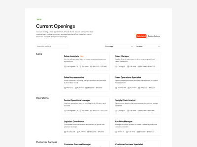 Careers · Koala UI careers careers page careers section clean design design system figma koala landing landing page light light mode ui ui design ui kit ux design web design