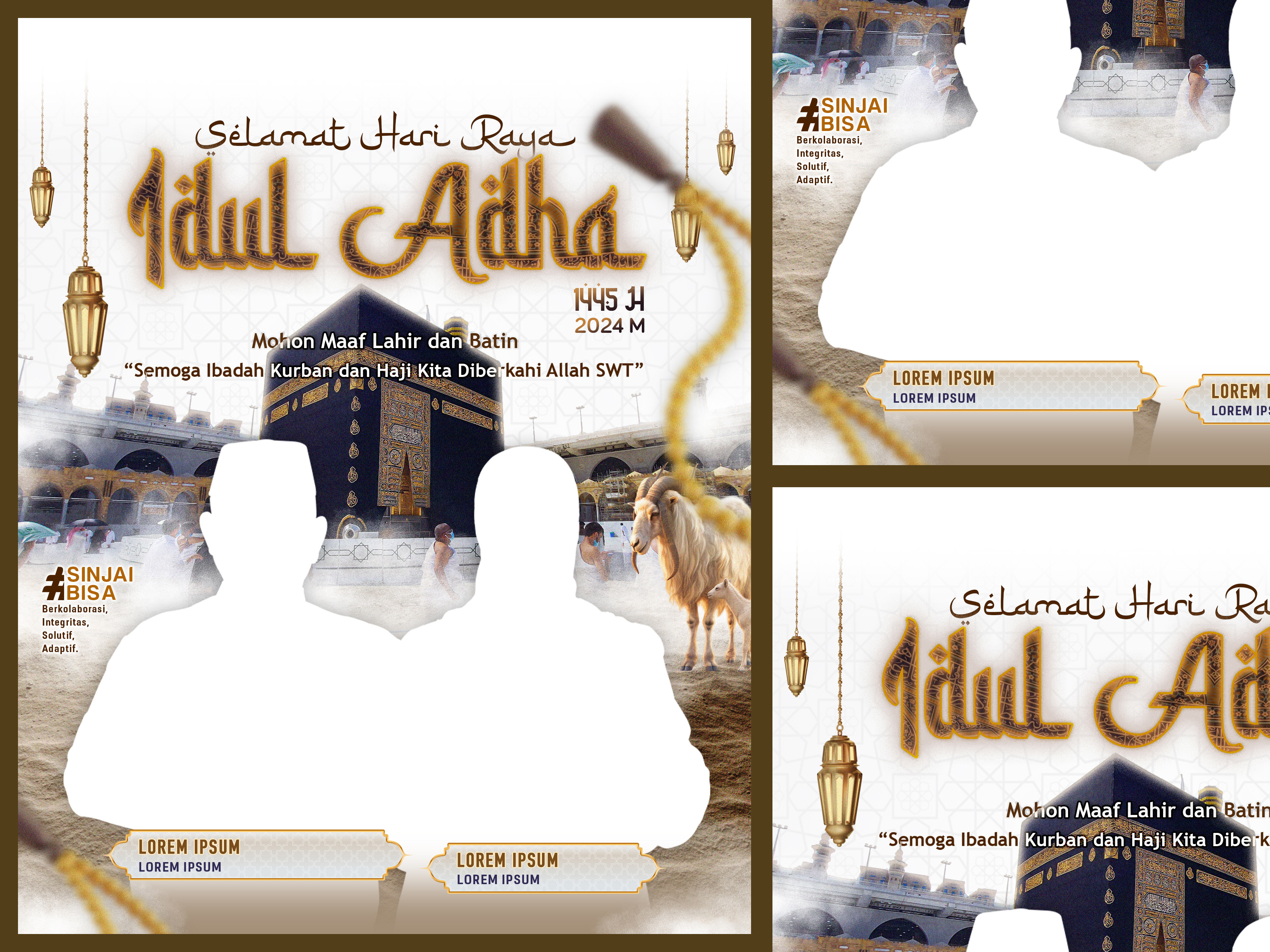 Eid al-Adha | Idul Adha | Flyer flyer graphic design islamic design minimalist typography