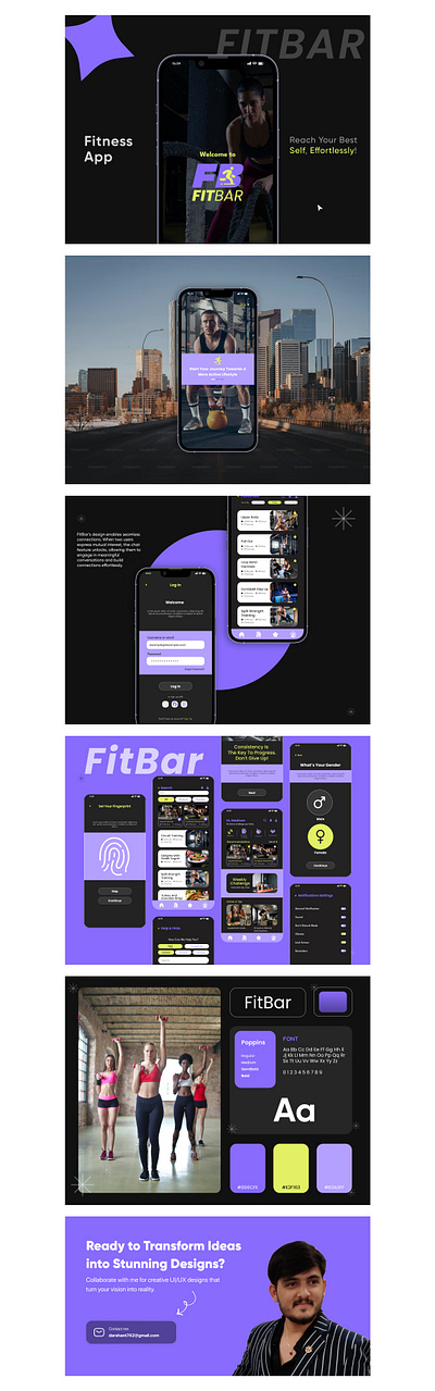 Fitbar | Mobile App Design app design graphic design mobile app design ui ui design ui ux ux design