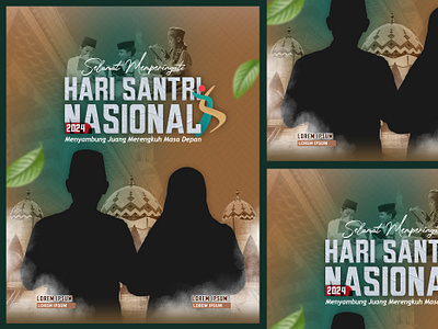 Hari Santri Nasional | flyer flyer graphic design hari santri indonesia islamic design minimalist typography