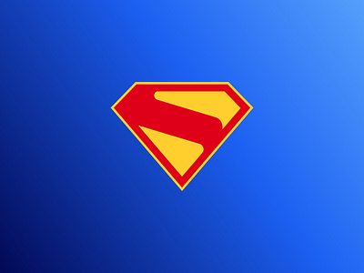 Superman Logo brand designer branding clean logo futuristic geometric logo instagram lettering logo logo design logotype minimal s symbol shield superman logo superman new logo typedesign vibrant