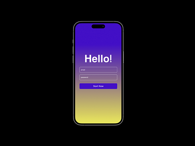 Mobile loader animation ui