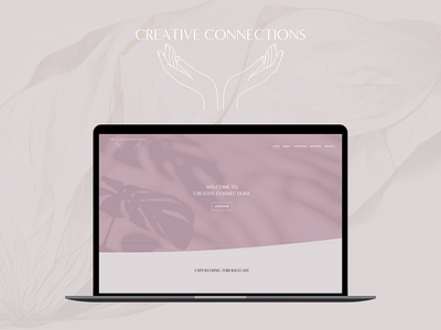 Website art creative connections custom website squarespace squarespace designer web design website