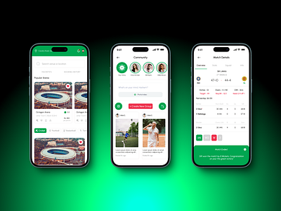 Sports App activity planner booking app clean ui event booking event management interactive design minimal ui mobile app design modern design real time booking responsive design sports app sports booking sports dashboard sports management sports tech ui design ux design venue booking venue finder