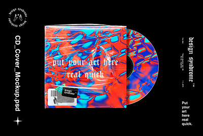 Cd Cover Mockup + Plasctic wraps cd cover cd cover mockup cd covers plastic bag plastic texture plastic wrap