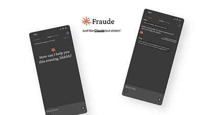 Fraude AI ai animation app branding claude claudeai figma fraude fraudeai prototype ui