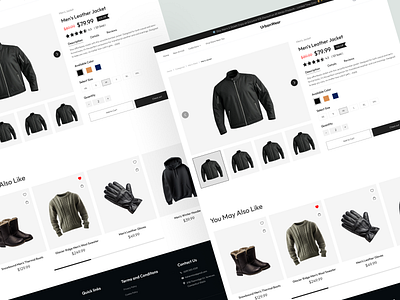 Sleek E-commerce Product Page Design for UrbanWear 🌟 cloth creativedesign dribbbledesign ecommercedesign fashionecommerce minimaldesign moderndesign productdetailspage uiux uiux productpage webdesign website