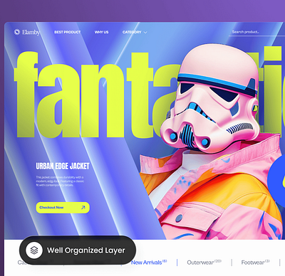 Elamby-Fashion-E-comme branding design figma framer illustration ui uiux ux web design webflow