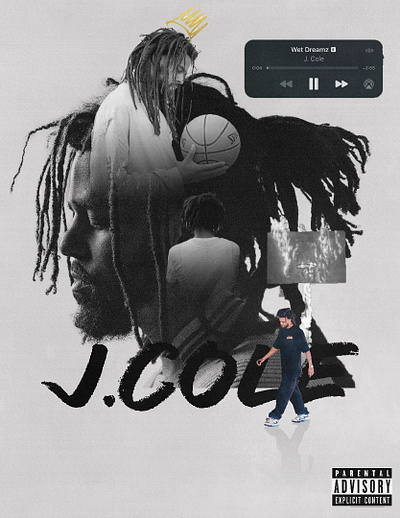 Jcole poster graphic design