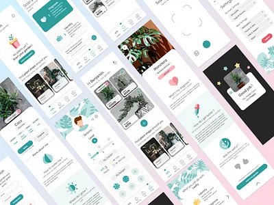 UX | UI Design : Leafy app design graphic design illustration ui ux