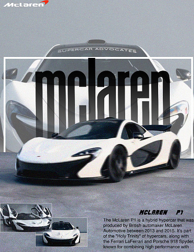 McLaren graphic design