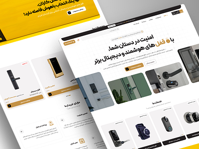 Smart Digital Locks eCommerce creativedesign ecommercedesign homeautomation minimaldesign secureliving smarthometech smartlocks uidesign uxdesign