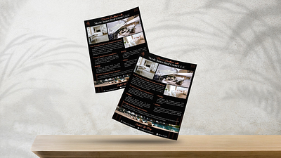 Real Estate Flyer advertisement branding design dubai flyer graphic design promotion properties real estate