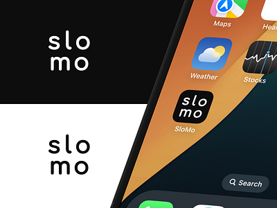 SloMo Mobile App Logo Design app app design ios logo logo design mobile mobile app ui