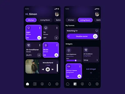 Luma Home - Your Smart Home App design home mobile smart ui