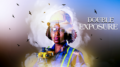 Double Exposure graphic design motion graphics