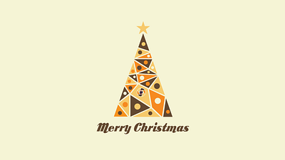 Minimalist Christmas Tree Design adobe illustrator christmas design graphic design illustration mimimalist typography vector