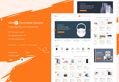 MART - Ecomm Website design ecomm ecommerce ui uidesign website