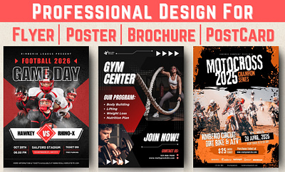 I will design fabulous and eye-catching flyer and poster branding graphic design