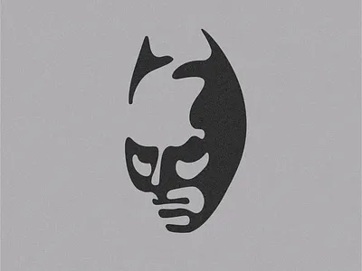 Batman portrait batman branding dc film hero illustration logo mark movie super