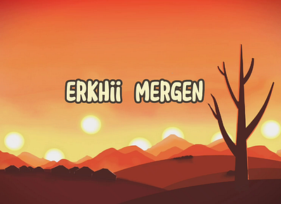 "The Mongolian Folktale 'The Tale of Erkhii Mergen." animation art comic digital drawing graphic design motion graphics