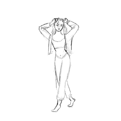 Manon inspired sketch characterdesign customcharacter girl illustration manon oc sketch