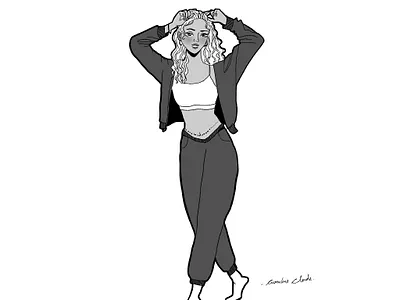 Manon Inspired Manga Style character design characterdesign customcharacter girl illustration manon oc