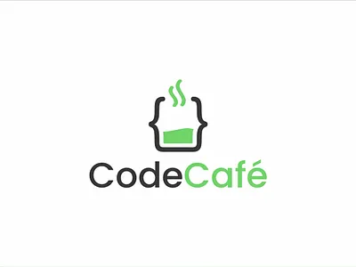 CodeCafe logo branding cafe code creativelogo design developer fimbird grahicdesign logo logodesign logodesigner webdesign