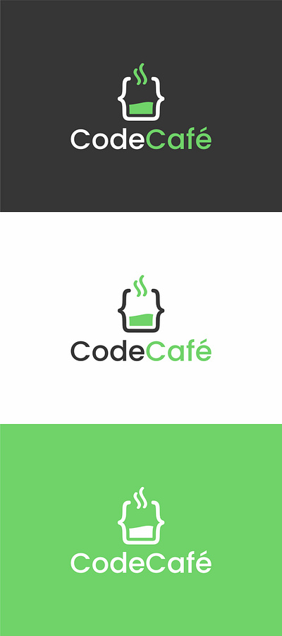 CodeCafe logo branding cafe code creativelogo design developer fimbird grahicdesign logo logodesign logodesigner webdesign